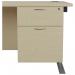 Jemini 2 Drawer Fixed Pedestal 404x655x495mm Maple KF74414 KF74414