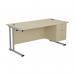 Jemini 2 Drawer Fixed Pedestal 404x655x495mm Maple KF74414 KF74414
