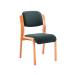 FF Jemini Wood Frame Chair Charcoal