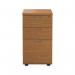 First 3 Drawer Desk High Pedestal 404x600x730mm Nova Oak KF74466 KF74466