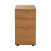 Jemini 3 Drawer Desk High Pedestal 404x800x730mm Beech KF74482 KF74482