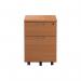 Jemini 2 Drawer Mobile Pedestal 404x500x595mm Beech KF74483 KF74483