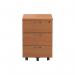 Jemini 3 Drawer Mobile Pedestal 400x500x595mm Beech KF74484 KF74484