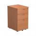 Jemini 3 Drawer Under Desk Pedestal V2 Beech KF74488 KF74488