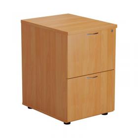 First 2 Drawer Filing Cabinet 464x600x710mm Beech KF74515 KF74515