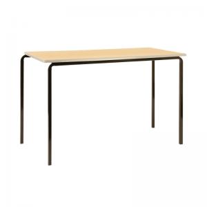 VOW Jemini MDF Edged Classroom Table 1200x600x590mm BeechSilver Pack