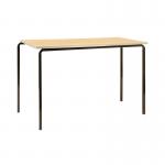 Jemini Polyurethane Edged Class Table 1100x550x590mm BeechSilver (Pack of 4) KF74568 KF74568