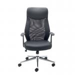 First High Back Operators Chair Mesh Back Black KF74830 KF74830