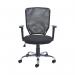 First High Back Task Chair 600x600x940-1030mm Mesh Back Black KF74832 KF74832