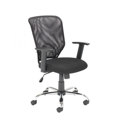 First Mesh Task Chair Black Seat Dimensions W500 X D480mm Kf74832