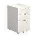 First 3 Drawer Under Desk Pedestal 404x500x690mm White KF74835 KF74835