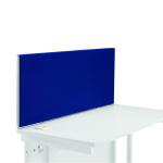 First Desk Mounted Screen 1200x25x400mm Special Blue KF74836 KF74836