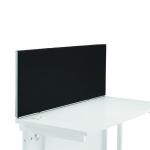 First Desk Mounted Screen 1200x25x400mm Special Black KF74837 KF74837