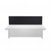 First Desk Mounted Screen 1600x25x400mm Special Black KF74841 KF74841