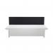 First Desk Mounted Screen 1800x25x400mm Special Black KF74843 KF74843