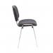 First Ultra Multipurpose Stacking Chair 532x585x805mm Charcoal KF74894 KF74894