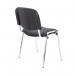 First Ultra Multipurpose Stacking Chair 532x585x805mm Charcoal KF74894 KF74894