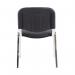 First Ultra Multipurpose Stacking Chair 532x585x805mm Charcoal KF74894 KF74894