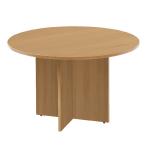 First Round Meeting Table Oak KF74907 KF74907