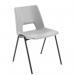 Jemini Stacking Chair 490x475x725mm Polypropylene Grey KF74960 KF74960