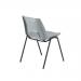 Jemini Stacking Chair 490x475x725mm Polypropylene Grey KF74960 KF74960