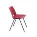 Jemini Stacking Chair 490x475x725mm Polypropylene Red KF74961 KF74961