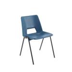 Jemini Polypropylene Stacking Chair 260mm Blue KF74980 KF74980