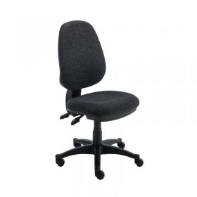 Astin Nesta Operator Chair 2 Lever Upholstered 590x900x1050mm Charcoal KF77706 KF77706