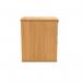 Astin 3 Drawer Desk High Pedestal Lockable 400x600x730mm Norwegian Beech KF77714 KF77714