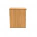 Astin 3 Drawer Desk High Pedestal Lockable 404x600x730mm Norwegian Beech KF77714 KF77714