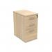 Astin 3 Drawer Desk High Pedestal Lockable 404x600x730mm Canadian Oak KF77715 KF77715