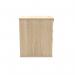 Astin 3 Drawer Desk High Pedestal Lockable 404x600x730mm Canadian Oak KF77715 KF77715