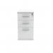Astin 3 Drawer Desk High Pedestal Lockable 404x600x730mm Arctic White KF77716 KF77716