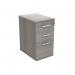 Astin 3 Drawer Desk High Pedestal Lockable 404x600x730mm Alaskan Grey Oak KF77717 KF77717