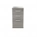 Astin 3 Drawer Desk High Pedestal Lockable 404x600x730mm Alaskan Grey Oak KF77717 KF77717