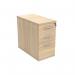 Astin 3 Drawer Desk High Pedestal Lockable 404x800x730mm Canadian Oak KF77719 KF77719