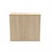 Astin 3 Drawer Desk High Pedestal Lockable 404x800x730mm Canadian Oak KF77719 KF77719