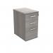 Astin 3 Drawer Desk High Pedestal Lockable 404x800x730mm Alaskan Grey Oak KF77721 KF77721