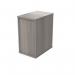 Astin 3 Drawer Desk High Pedestal Lockable 404x800x730mm Alaskan Grey Oak KF77721 KF77721