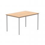 Astin Rectangular Multipurpose Table 1200x800x730mm Norwegian BeechSilver KF77734 KF77734