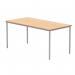 Astin Rectangular Multipurpose Table 1600x800x730mm Norwegian Beech/Silver KF77735 KF77735