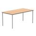Astin Rectangular Multipurpose Table 1680x900x880mm Norwegian Beech/Silver KF77735 KF77735