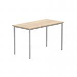 Astin Rectangular Multipurpose Table 1200x600x730mm Canadian OakSilver KF77736 KF77736