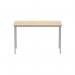 Astin Rectangular Multipurpose Table 1200x600x730mm Canadian OakSilver KF77736 KF77736