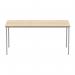 Astin Rectangular Multipurpose Table 1600x800x730mm Canadian OakSilver KF77739 KF77739