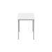 Astin Rectangular Multipurpose Table 1200x600x730mm Arctic WhiteSilver KF77740 KF77740