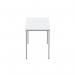 Astin Rectangular Multipurpose Table 1600x600x730mm Arctic WhiteSilver KF77741 KF77741