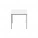 Astin Rectangular Multipurpose Table 1200x800x730mmArctic WhiteSilver KF77742 KF77742