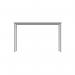 Astin Rectangular Multipurpose Table 1200x800x730mmArctic WhiteSilver KF77742 KF77742