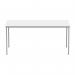 Astin Rectangular Multipurpose Table 1600x800x730mm Arctic WhiteSilver KF77743 KF77743